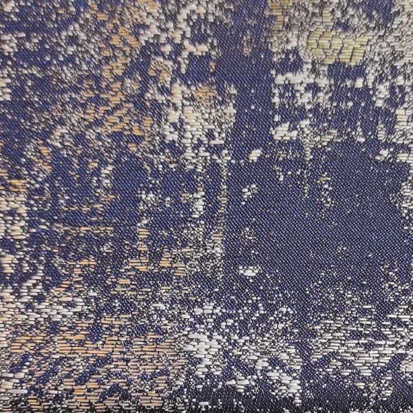 Тканина для штор, абстрактний жакард, колір темно-синій, ANKA Fargo-10