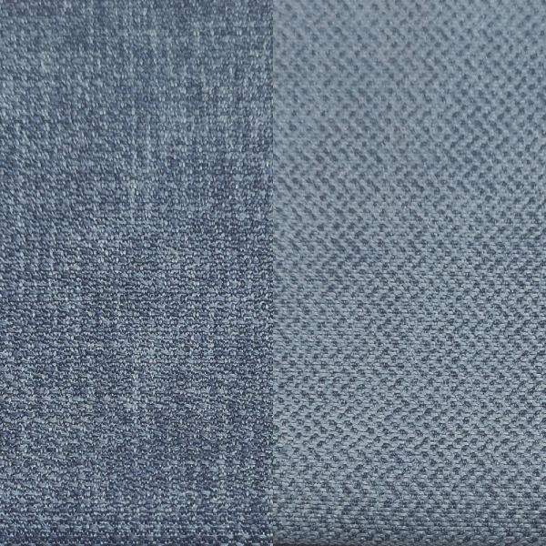 Двусторонняя ткань для штор, синий жаккард, ANKA Havana-20