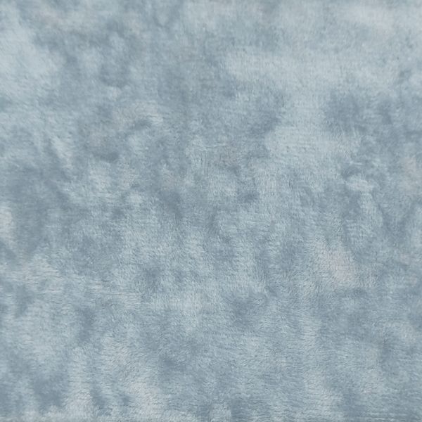Ткань для штор голубой бархат ANKA Helen-33