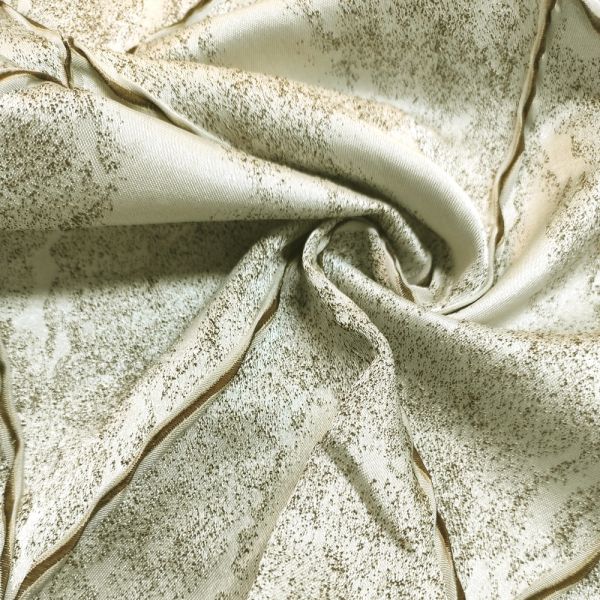 Ткань для штор, жаккард с ромбами, цвет серо-бежевый, ANKA Nazik-107