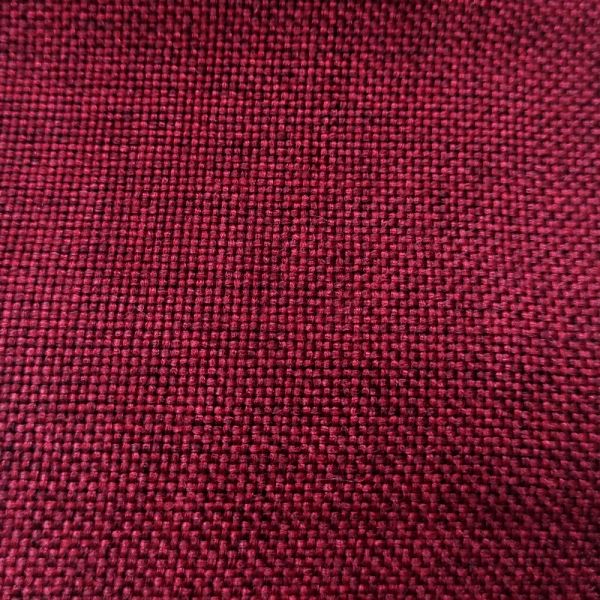 Ткань для штор, мешковина бордово-красная Art Play Chillout-018