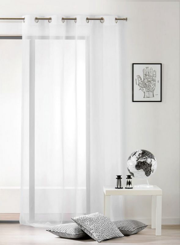 Ткань для тюля, белый вуаль, высота 420см, LINDER 0110-10
