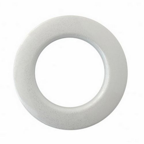 Білий універсальний люверс для штор, 35 мм, круглий