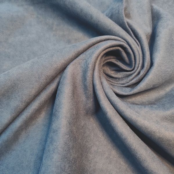 Ткань для штор нубук тёмно-серый (имитация замши) MRTX-1318