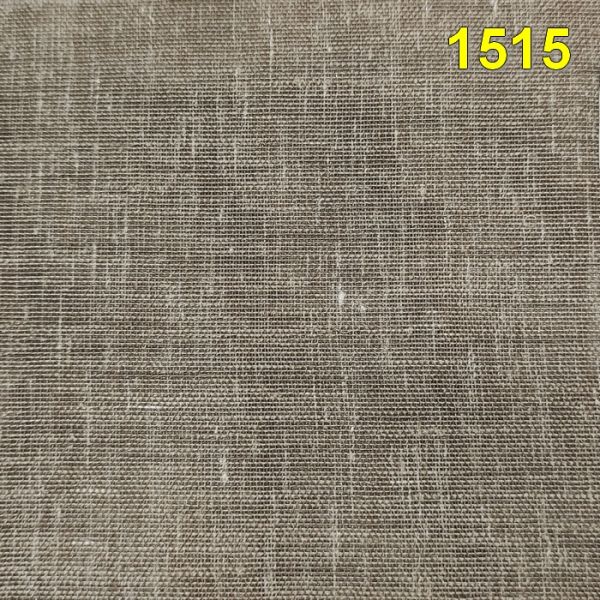 Тканина для тюля з льоном коричнева MRTX-Verona-1515