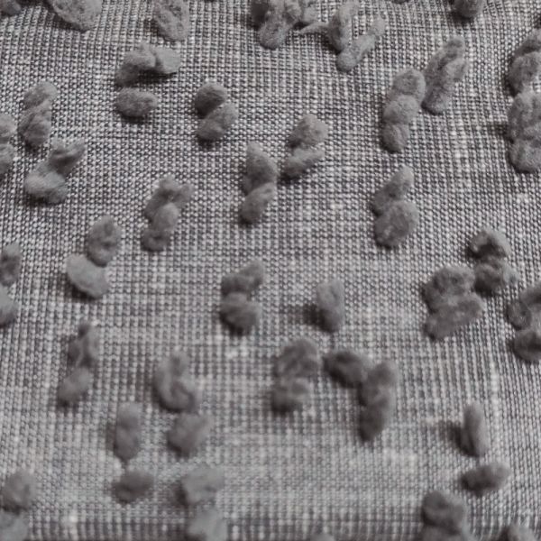 Букльована сіра тканина для штор Mirteks Kemer-100