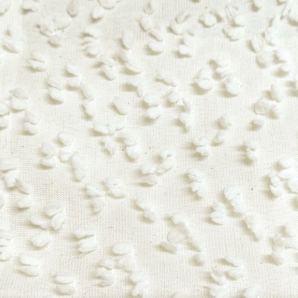 Букльована біла тканина для штор Mirteks Kemer-103
