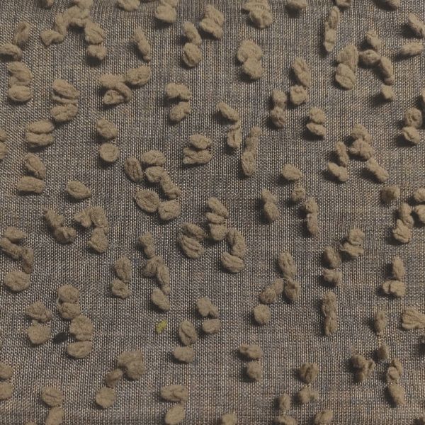 Букльована коричнева тканина для штор Mirteks Kemer-114