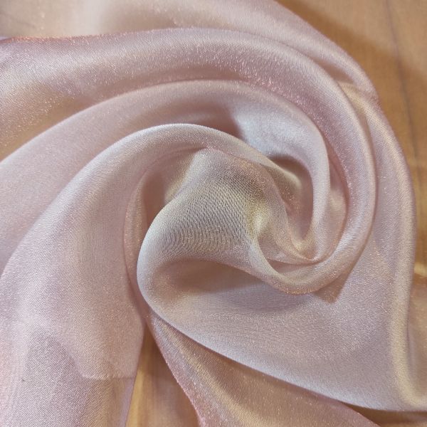 Ткань для тюля бледно-розовая креп-органза NOPE 77554-252