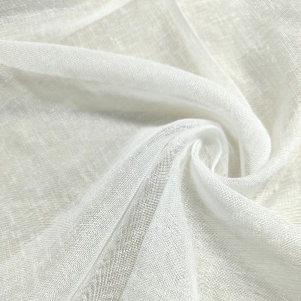 Ткань для тюля, мешковина, цвет молочный, Ecobella PNL-17360-11