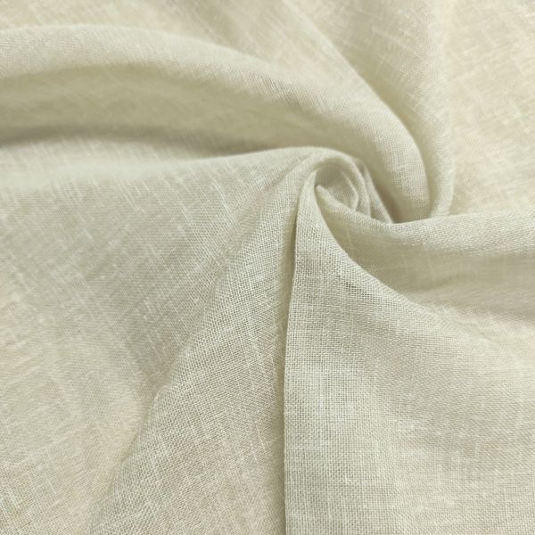 Ткань для тюля, мешковина, цвет бежевый, Ecobella PNL-17360-1176