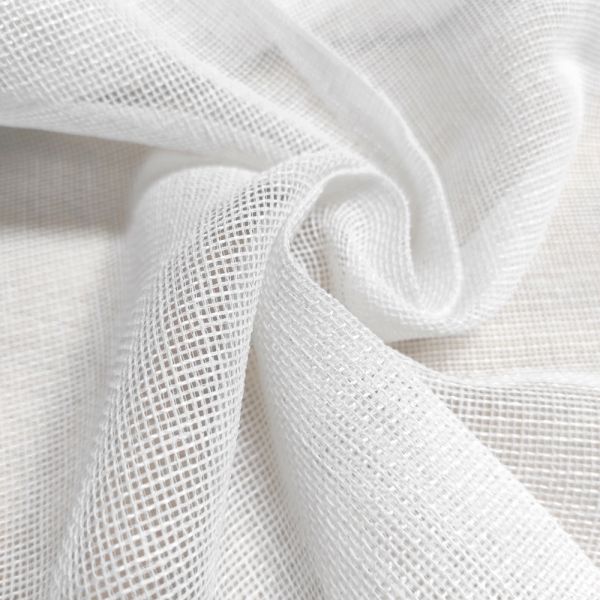 Мішковина біла, тканина для тюля PNL-19-06