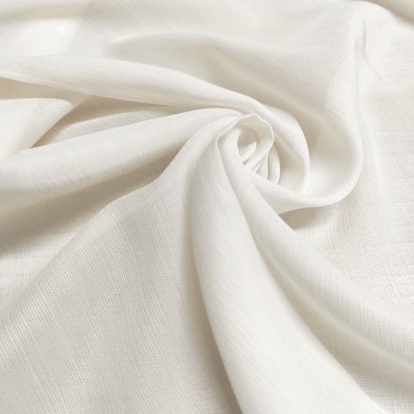 Жакардовий вуаль кремовий, тканина для тюля PNL-30480-02