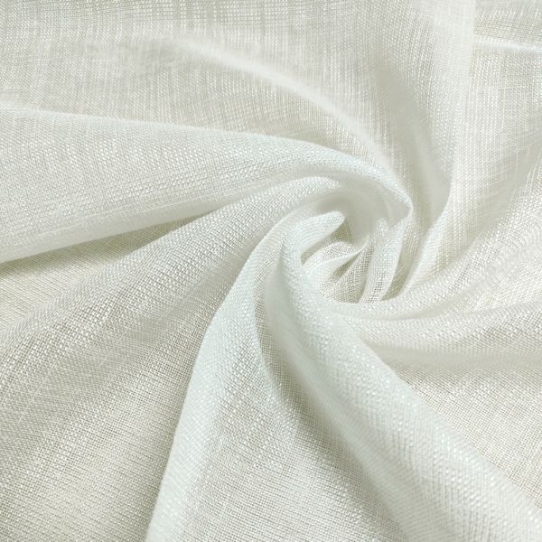 Тканина для тюлю, мішковина, колір світло-сірий, Ecobella PNL-670091-1018