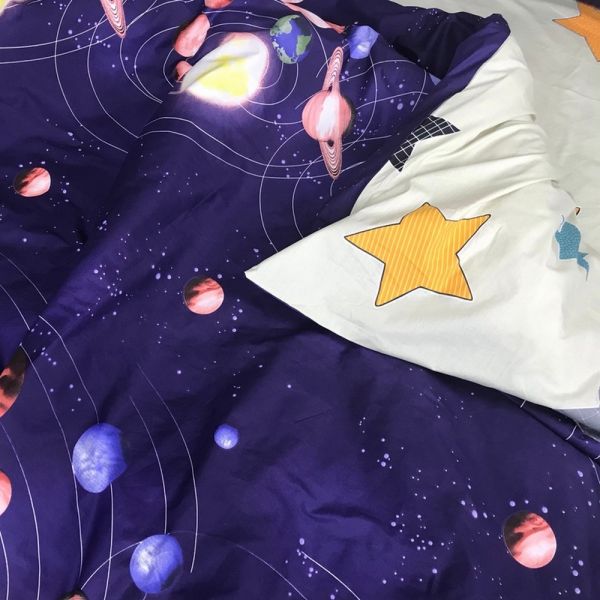 Детский комплект постельного белья, CT Премиум сатин. Planetarium