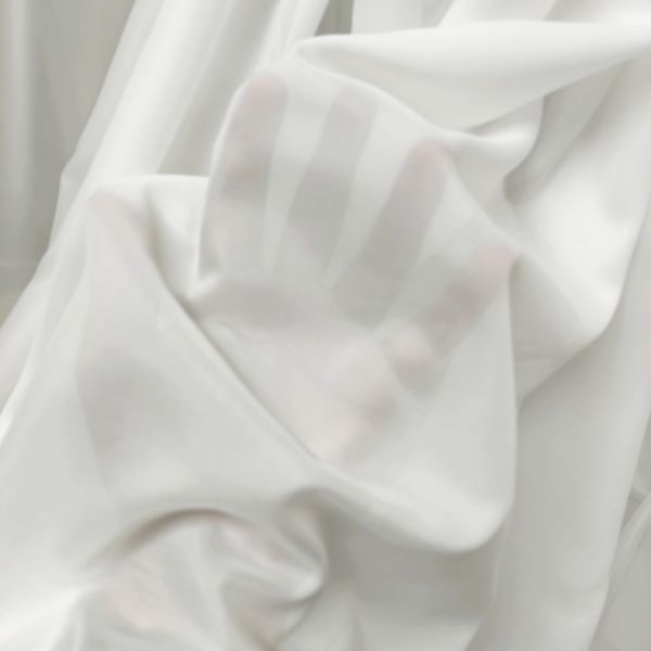 Ткань для тюля S.Dior шёлковый креп, кремовый