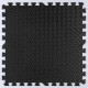 Пол пазл - модульное напольное покрытие черное 600x600x10мм (МР15) SW-00001169