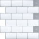 Самоклеющаяся полиуретановая плитка белый кирпич 305х305х1мм (D) SW-00001193
