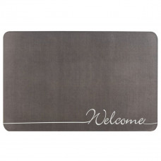 Влагопоглощающий коврик серый "Welcome" 38*58CM*3MM (D) SW-00001559