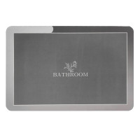 Вологопоглинаючий килимок сірий "Bathroom" 38*58CM*3MM (D) SW-00001563