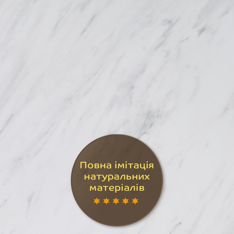 Декоративная ПВХ плита белый мрамор 600*600*3mm (S) SW-00001620