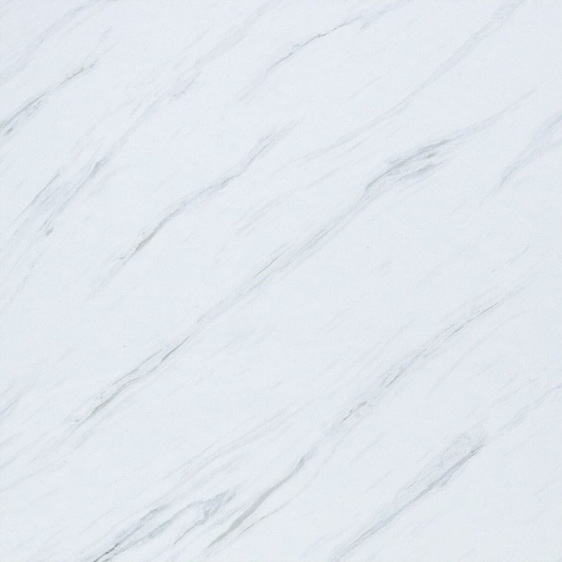 Декоративная ПВХ плита греческий белый мрамор 600*600*3mm (S) SW-00001623