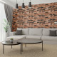 Панель стеновая 3D (346-2) 700х770х2мм Классический кирпич SW-00001915