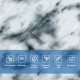 Панель стеновая 3D 700х770х3мм Мрамор SW-00001995