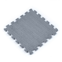Пол-пазл плюшевый СВЕТЛО-СЕРЫЙ 30*30*1cm (D) SW-00002080