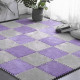 Пол-пазл плюшевый ФИОЛЕТОВЫЙ 30*30*1cm (D) SW-00002086