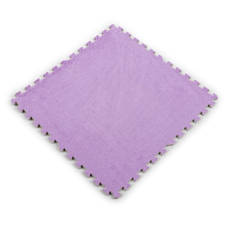 Пол-пазл плюшевый ФИОЛЕТОВЫЙ 60*60*1cm (D) SW-00002087