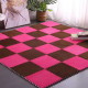 Пол-пазл плюшевый РОЗОВЫЙ 30*30*1cm (D) SW-00002092