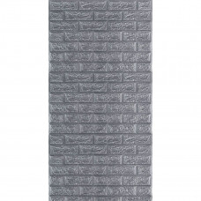 R017-2 Панель стеновая в рулоне 3D 700х3080х2мм Серый Кирпич (D) SW-00002535