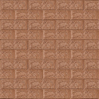 3D панель самоклеющаяся 700x770x5мм кирпич Коричневый (020-5) SW-00000237