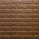 3D панель самоклеющаяся 700x770x7мм кирпич Коричневый (020-7) SW-00000053