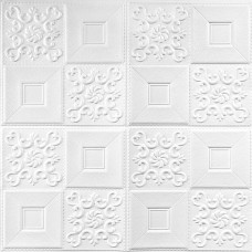 Самоклеющаяся декоративная потолочно-стеновая 3D панель фигуры 700x700x5мм (114) SW-00000006