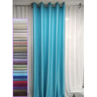 Штора на люверсах ADARA, бірюзова 160 см