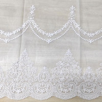 Ткань для тюля с купоном Ribana Classic White