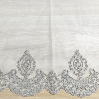Тканина для тюлю з вишивкою Grand Design 33165-04
