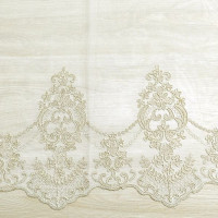 Ткань для тюля с вышивкой Grand Design 33166-03