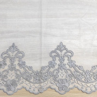 Тканина для тюлю з вишивкою Grand Design 33167-04
