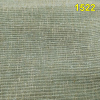 Verona-1522 Extra Long Pale green Linen Sheer Fabric (MIRTEKS, Turkey)